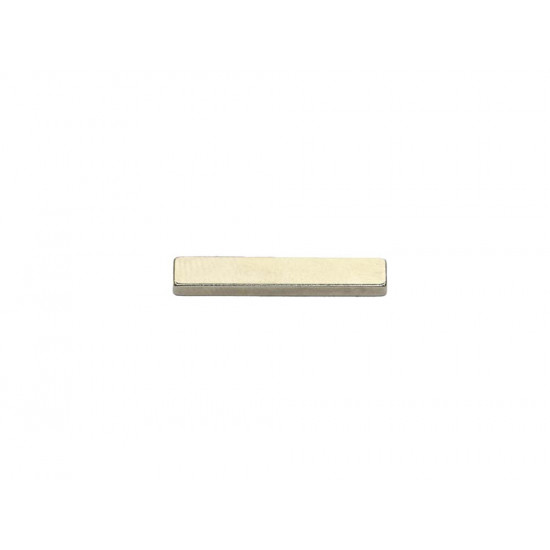 Ímã de neodímio bloco 25 x 4,5 x 2 mm - N42